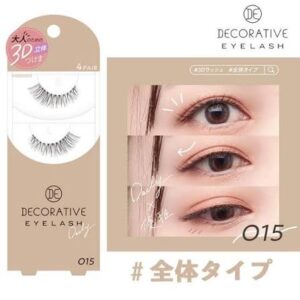 DECORATIVE Eyelash 015 (4 pairs)